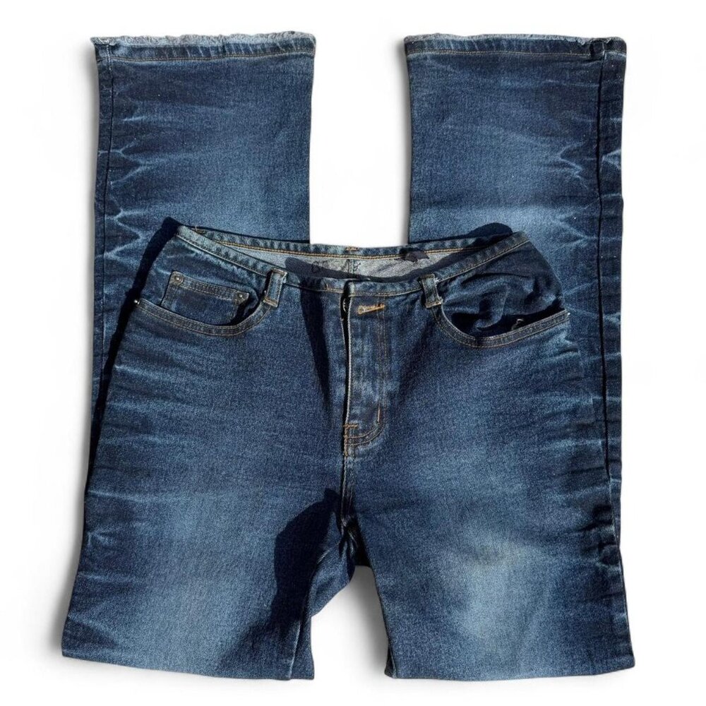 Vintage Route 66 Low-Rise Bootcut Glitter Jeans